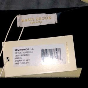 Black Shiloh Ramy Brook ruched dress